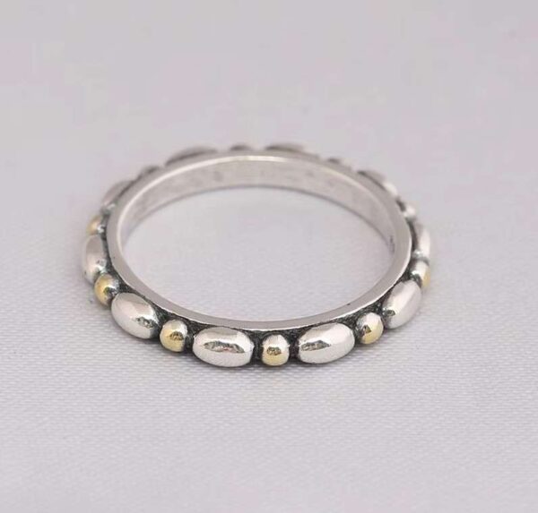 Gouden Dots Basis Ring 4